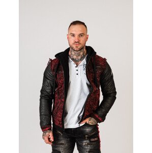 Pánska bunda CIPO & BAXX CJ259 BURGUNDY Farba: Červená, Konfekčná veľkosť: XL