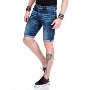 Pánske kraťasy CIPO & BAXX CK176 BLUE Farba: Modrá, Konfekčná veľkosť: W31