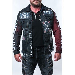 Pánska bunda CIPO & BAXX CJ248 BLACK Farba: Čierna, Konfekčná veľkosť: M