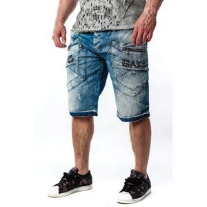 Pánske kraťasy CIPO & BAXX CK169 BLUE Farba: Modrá, Konfekčná veľkosť: W29