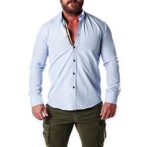 Pánska košeľa CIPO & BAXX CH144 BLUE Farba: Modrá, Konfekčná veľkosť: XL