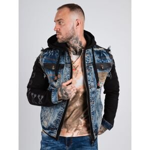 Pánska bunda CIPO & BAXX CJ309 BLUE Farba: Modrá, Konfekčná veľkosť: XL