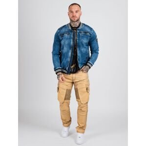 Pánska bunda CIPO & BAXX CJ310 BLUE Farba: Modrá, Konfekčná veľkosť: L
