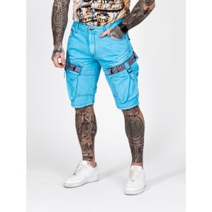 Pánske kraťasy CIPO & BAXX CK243 BABY BLUE Farba: Tyrkysová, Konfekčná veľkosť: W30