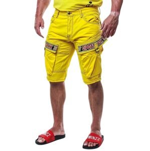 Pánske kraťasy CIPO & BAXX CK243 YELLOW Farba: Žltá, Konfekčná veľkosť: W29