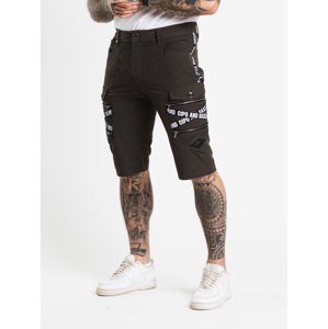 Pánske kraťasy CIPO & BAXX CK253 KHAKI Farba: Zelená, Konfekčná veľkosť: W32