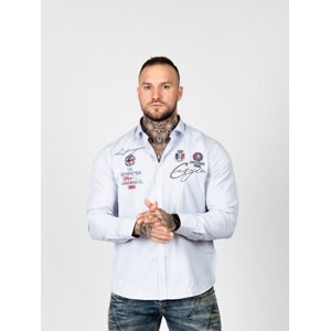 Pánska košeľa CIPO & BAXX CH185 BLUE Farba: Modrá, Konfekčná veľkosť: M