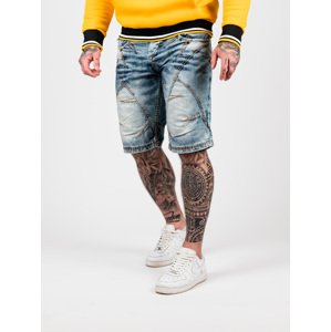 Pánske kraťasy CIPO & BAXX C-0090 STANDARD Farba: Modrá, Konfekčná veľkosť: W30