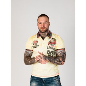 Pánske tričko CIPO & BAXX CT738 YELLOW Farba: Žltá, Konfekčná veľkosť: L