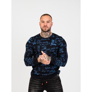 Pánsky sveter CIPO & BAXX CP276 NAVYBLUE Konfekčná veľkosť: L