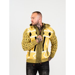 Pánsky sveter CIPO & BAXX CP256 YELLOW Farba: Žltá, Konfekčná veľkosť: L