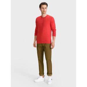 Nohavice essential khaki straight fit GapFlex