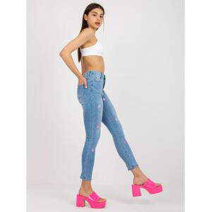 Dámske džínsy SKINNY modré