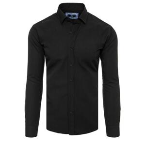 Pánske elegantné tričko LEKA čierne