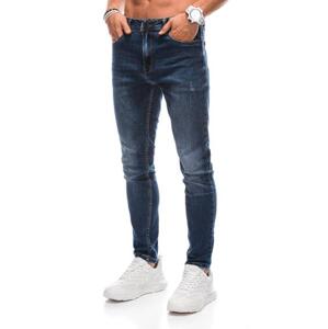 Pánske džínsy P1387 modré