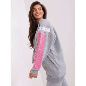 Dámska blúzka oversize so SNOUVOU sivá