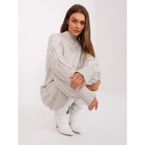 Dámske šaty nadmernej veľkosti AGNER svetlo béžová