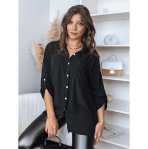 Dámska oversize košeľa RANCH čierna
