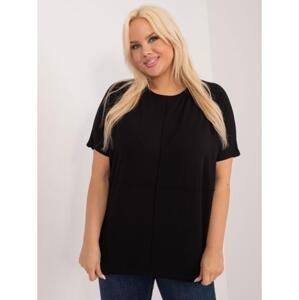 Dámska blúzka plus size HIMMA čierna