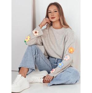Dámska mikina oversize RAWEL sivá