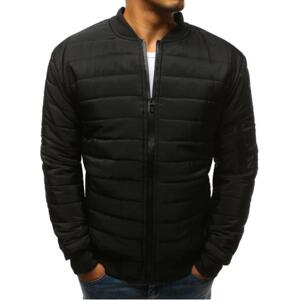 Pánska STYLE bunda prešívaná bomber jacket čierna