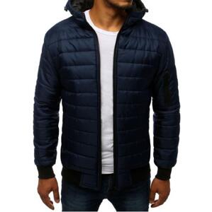 Pánska STYLE bunda prešívaná bomber jacket tmavo modrá