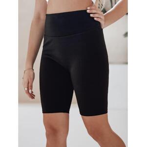 Dámske cyklistické šortky SOFT AND FIT čierne