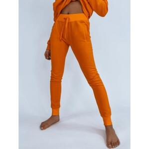 Dámske športové tepláky oranžová FITS