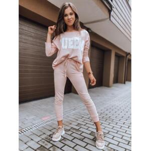 Dámska tepláková súprava QUEEN pink