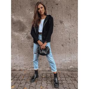 Dámska zateplená bunda s kapucňou KATHERINE čierna