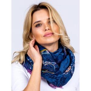 Dámsky šál s námorníckymi vzormi KAMRYN blue