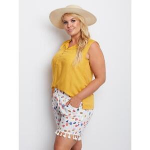Dámske šortky PLUS SIZE Own White