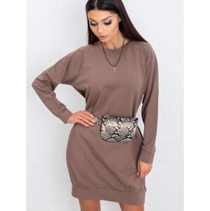 Dámske šaty CRISTINE dark beige