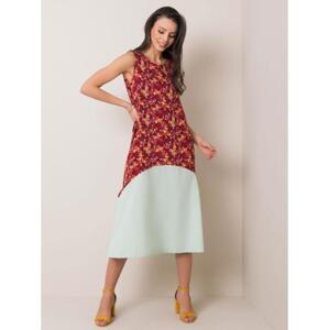 Dámske šaty RUE PARIS Sunflower burgundy
