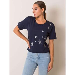 Dámske tričko Star FOR FITNESS navy blue