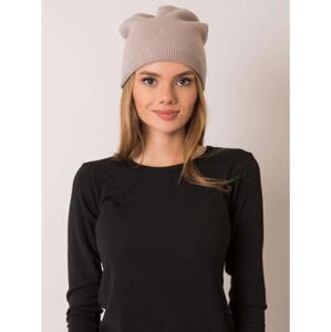 Dámska zimná čiapka RUE PARIS beige