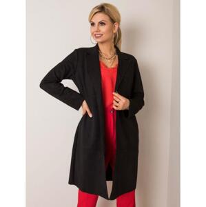 Dámsky semišový kabát Sellina STITCH & SOUL Black