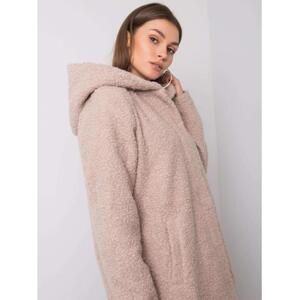Dámsky kabát z bouclé BEVERLY beige