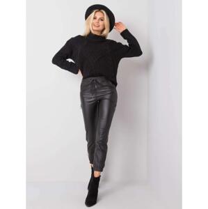 Dámske voskované nohavice JACKIE black