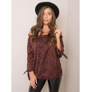 Dámska blúzka Alexa SUBLEVEL navy brown