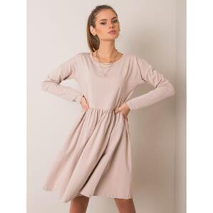 Dámske šaty Vega RUE PARIS beige