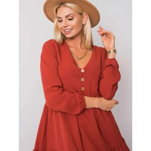 Dámske šaty Brick SUBLEVEL Dress dark orange