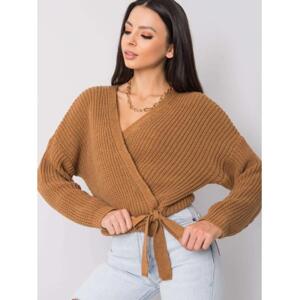 Dámsky sveter Alisa SUBLEVEL light brown