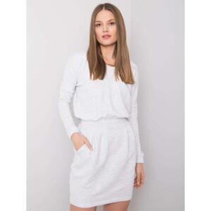Dámske šaty Kloe RUE PARIS light grey