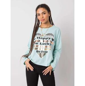 Dámska blúzka s dlhým rukávom MIRIANA mint green