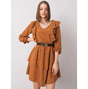 Dámske šaty Blythe RUE PARIS light brown