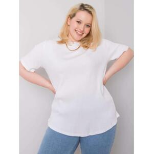 Dámska plus size blúzka STELLA biela