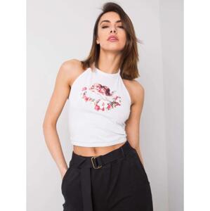 Dámsky top s potlačou Debra RUE PARIS white