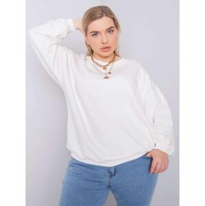 Dámska mikina plus size MISCHA ecru