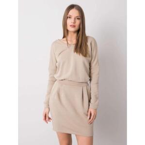 Dámske šaty Kloe RUE PARIS beige